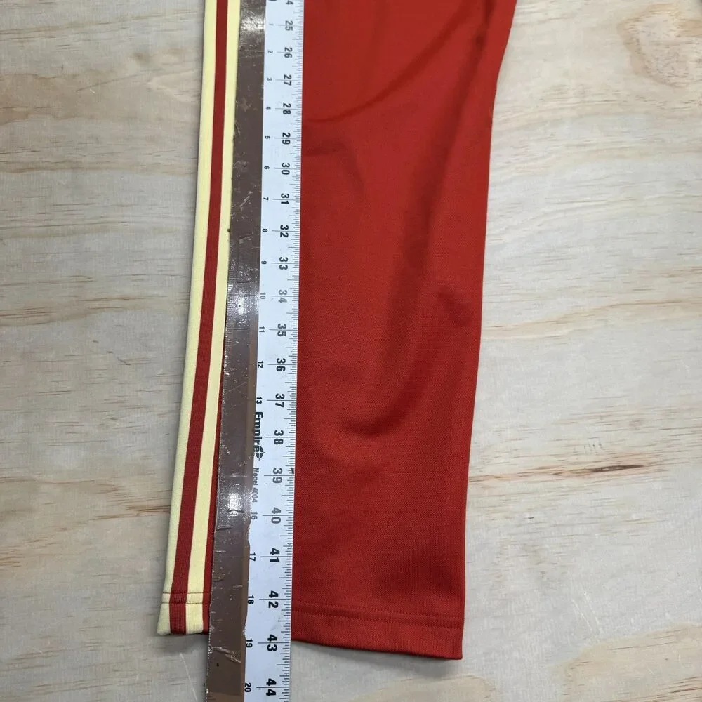 NEW Colombia adidas Beckenbauer Track Pants Tribe Orange Red Almost Yellow 2XL